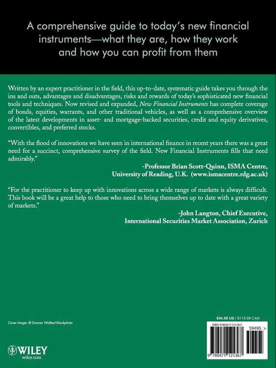 Produktbild: New Financial Instruments