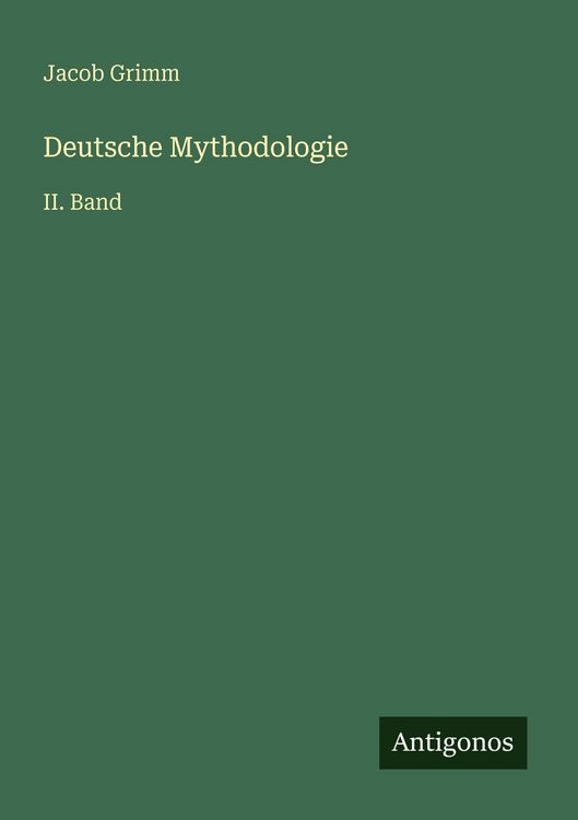 Produktbild: Deutsche Mythodologie