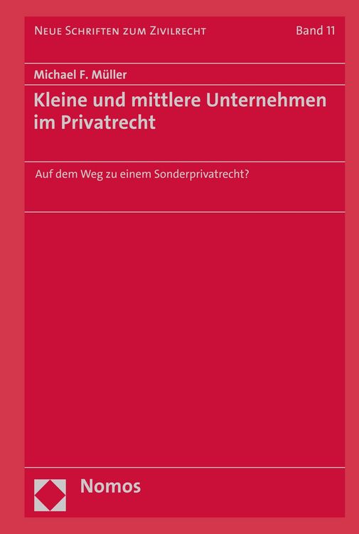 Produktbild: Kleine und mittlere Unternehmen im Privatrecht