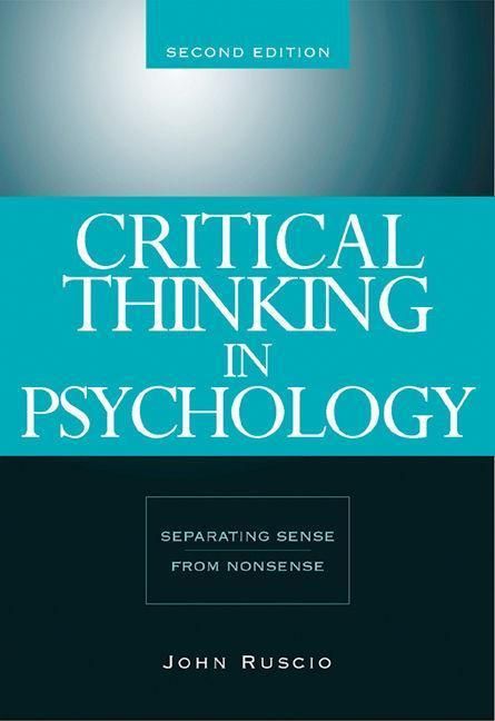 Produktbild: Ruscio, J: Critical Thinking in Psychology