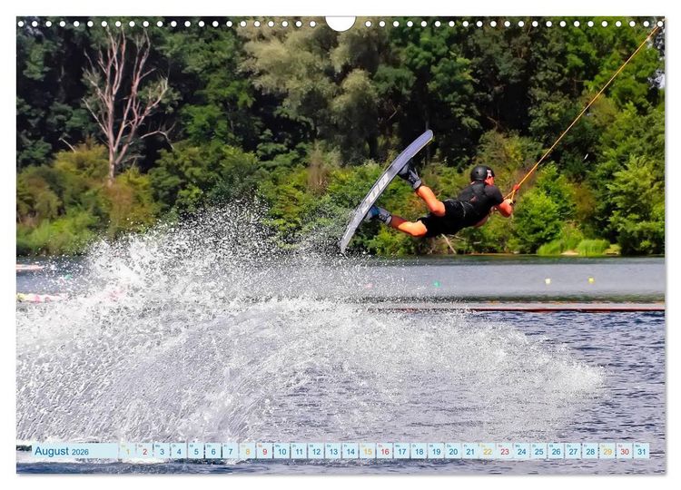 Produktbild: Wakeboarden (Wandkalender 2026 DIN A3 quer), CALVENDO Monatskalender