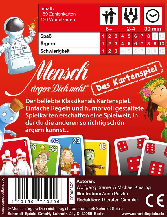 Produktbild: Mensch &auml;rgere Dich nicht, Das Kartenspiel