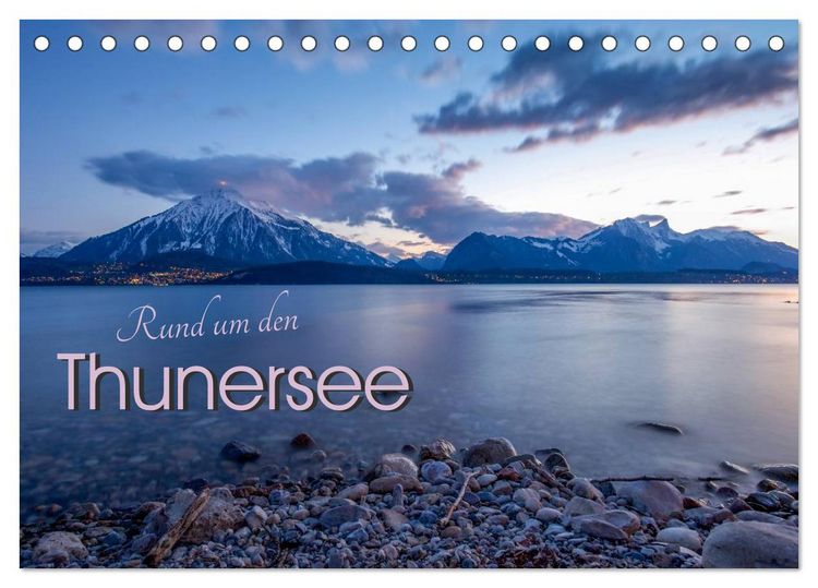 Produktbild: Rund um den Thunersee (Tischkalender 2026 DIN A5 quer), CALVENDO Monatskalender