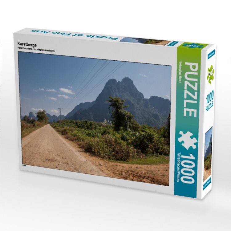 Produktbild: CALVENDO Puzzle Karstberge 1000 Teile Puzzle quer | 1000 Teile Lege-Gr&ouml;&szlig;e 64 &times; 48 cm Foto-Puzzle f&uuml;r gl&uuml;ckliche Stunden