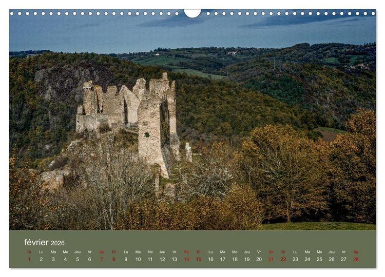 Produktbild: Bourbonnais en Auvergne (Calendrier mural 2026 DIN A3 vertical), CALVENDO calendrier mensuel