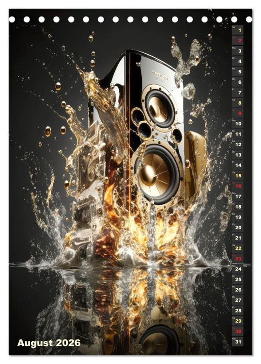 Produktbild: LAUT STARK EXPLOSIV (Tischkalender 2026 DIN A5 hoch), CALVENDO Monatskalender