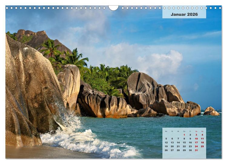 Produktbild: Ein Paradies aus Sand und Meer (Wandkalender 2026 DIN A3 quer), CALVENDO Monatskalender