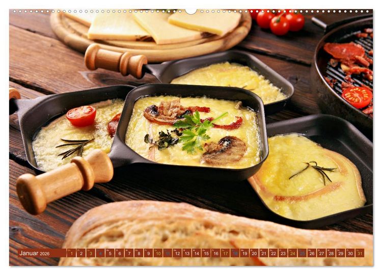 Produktbild: Gourmet K&auml;se - und Weingenuss (hochwertiger Premium Wandkalender 2026 DIN A2 quer), Kunstdruck in Hochglanz