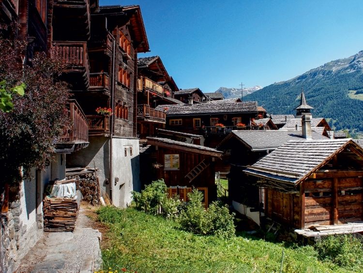 Produktbild: CALVENDO Puzzle Grimentz | 1000 Teile Lege-Gr&ouml;&szlig;e 64x48cm Foto-Puzzle f&uuml;r gl&uuml;ckliche Stunden