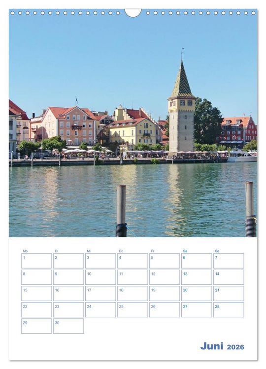 Produktbild: Lindau. Die Gl&uuml;cksfinder-Insel (Wandkalender 2026 DIN A3 hoch), CALVENDO Monatskalender