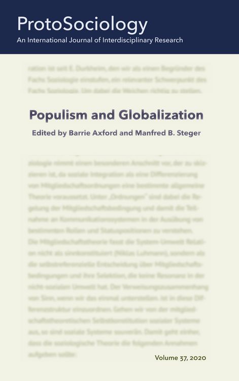 Produktbild: Populism and Globalization