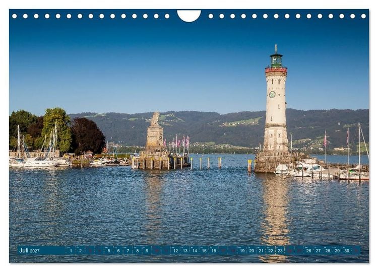 Produktbild: Bayern - Sehensw&uuml;rdigkeiten vom Allg&auml;u bis zum K&ouml;nigssee (Wandkalender 2027 DIN A4 quer), CALVENDO Monatskalender
