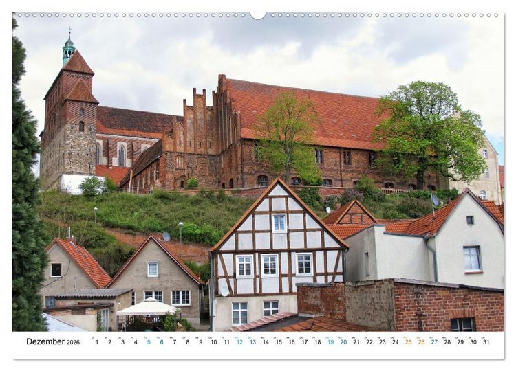Produktbild: Die Havel entlang - Brandenburg, Rathenow, Havelberg (Wandkalender 2026 DIN A2 quer), CALVENDO Monatskalender