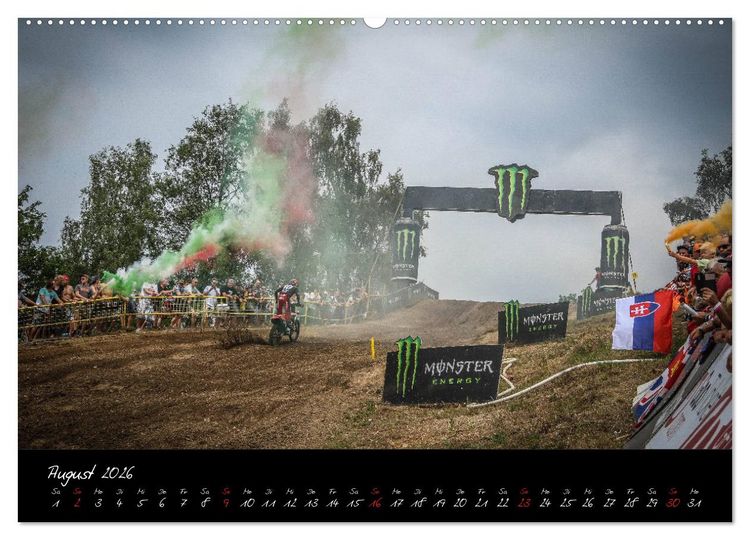 Produktbild: Motocross Racing 2026 (hochwertiger Premium Wandkalender 2026 DIN A2 quer), Kunstdruck in Hochglanz