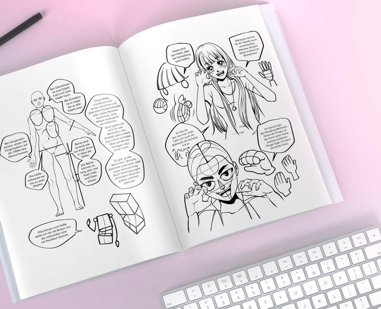 Produktbild: Manga zeichnen lernen mit Spa&szlig;