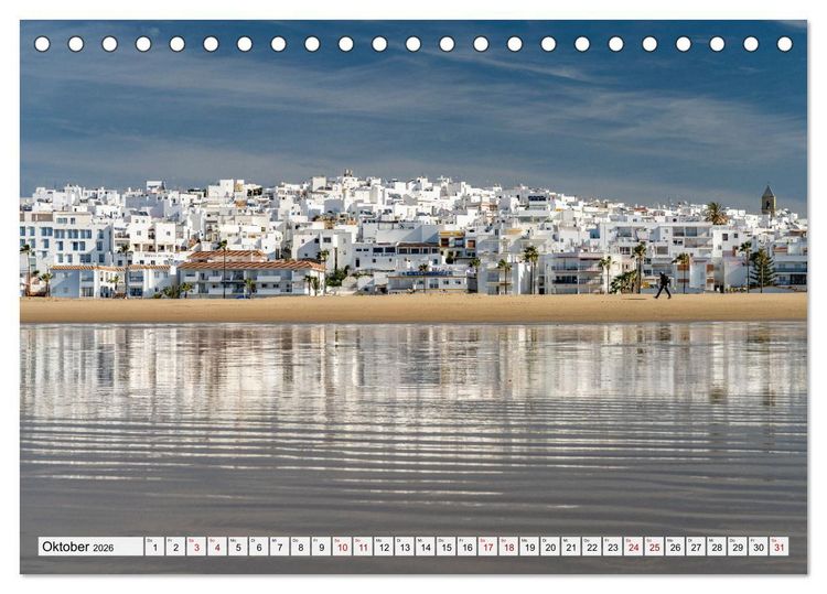 Produktbild: Andalusiens weisse D&ouml;rfer (Tischkalender 2026 DIN A5 quer), CALVENDO Monatskalender