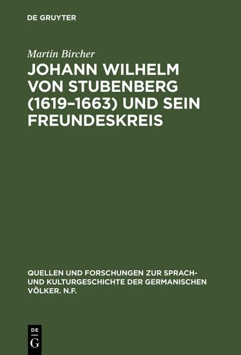 Bild vom Artikel Johann Wilhelm von Stubenberg (1619-1663) und sein Freundeskreis vom Autor Martin Bircher