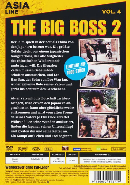 Produktbild: Big Boss 2 - Rache in Shanghai - Asia Line - Uncut [LE]