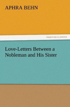Produktbild: Love-Letters Between a Nobleman and His Sister