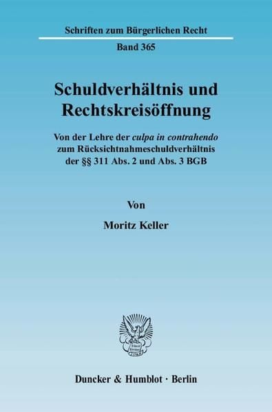 Produktbild: Schuldverh&auml;ltnis und Rechtskreis&ouml;ffnung.