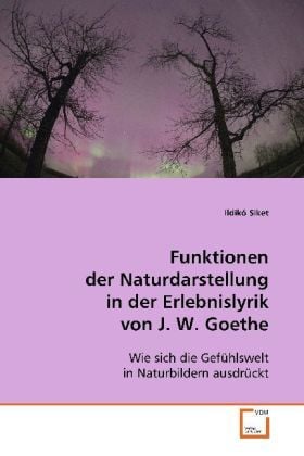 Produktbild: Siket, I: Funktionen der Naturdarstellung in der Erlebnislyr