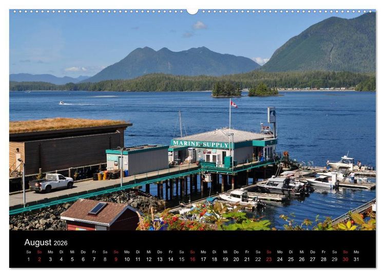 Produktbild: Vancouver und Vancouver Island 2026 (Wandkalender 2026 DIN A2 quer), CALVENDO Monatskalender