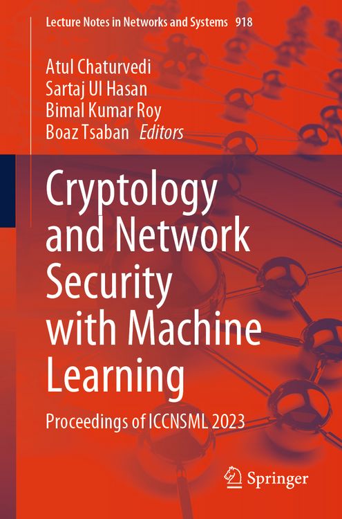 Produktbild: Cryptology and Network Security with Machine Learning