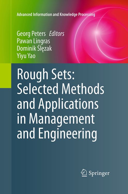 Produktbild: Rough Sets: Selected Methods and Applications in Management and Engineering