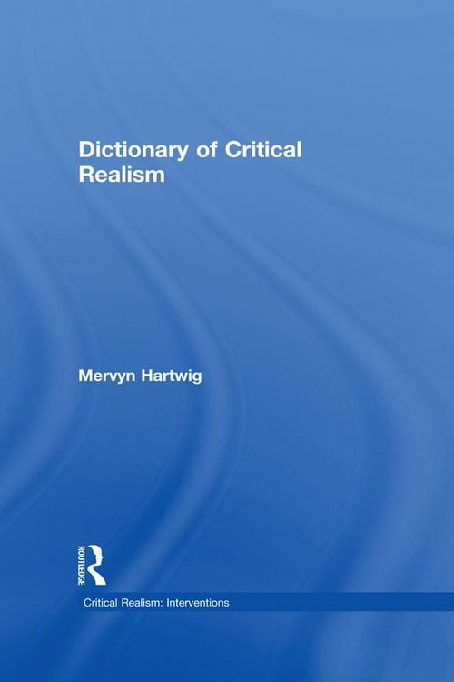 Produktbild: Dictionary of Critical Realism