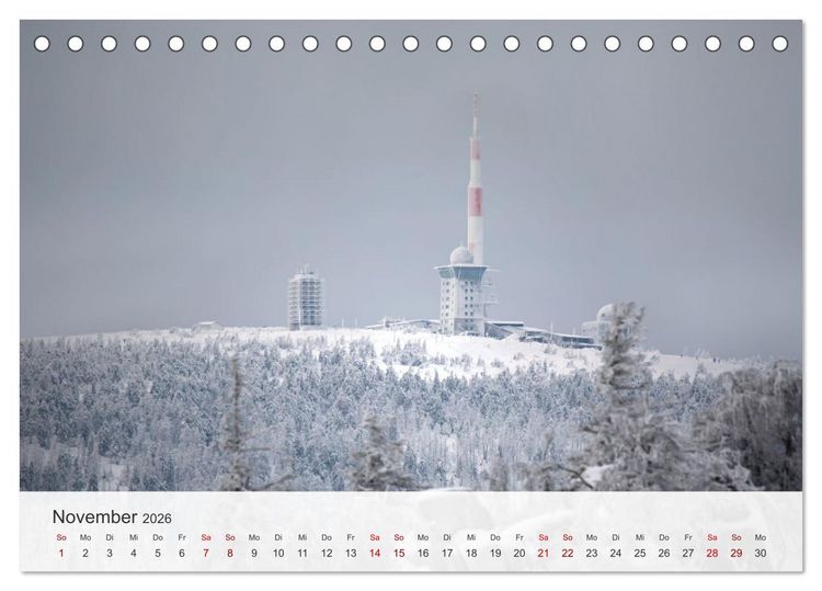 Produktbild: Sagenumwobener Harz (Tischkalender 2026 DIN A5 quer), CALVENDO Monatskalender
