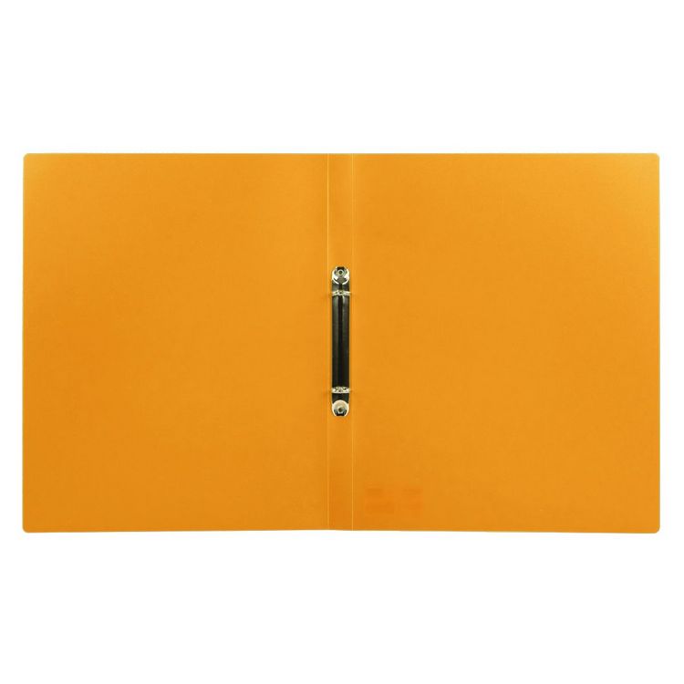 Produktbild: Idena Ringbuch aus Kunststoff 2 Ringe orange DIN A4 R&uuml;ckenbreite 2cm