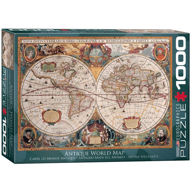 Produktbild: Puzzle 1000 Teile - Orbis Geographica World Map