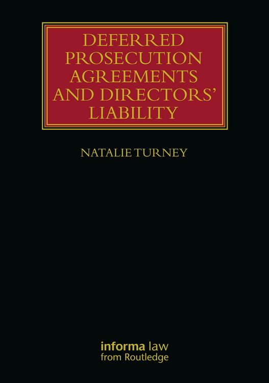 Produktbild: Deferred Prosecution Agreements and Directors' Liability