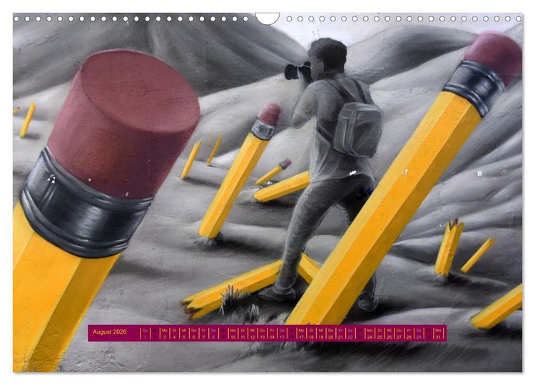 Produktbild: Street Art in London - cool, stylisch und hochprofessionell (Wandkalender 2026 DIN A3 quer), CALVENDO Monatskalender
