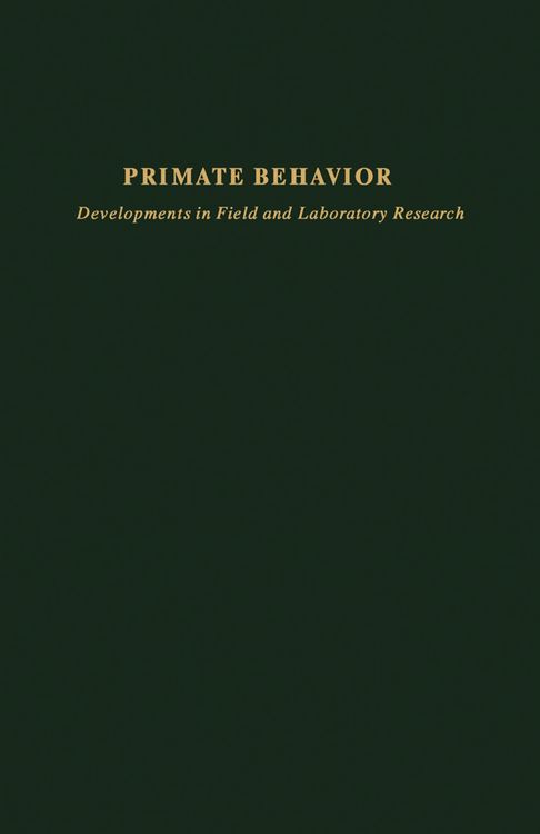 Produktbild: Primate Behavior
