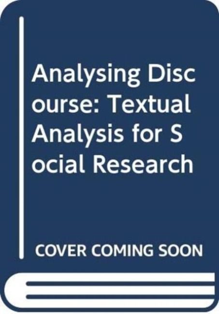 Produktbild: Analysing Discourse