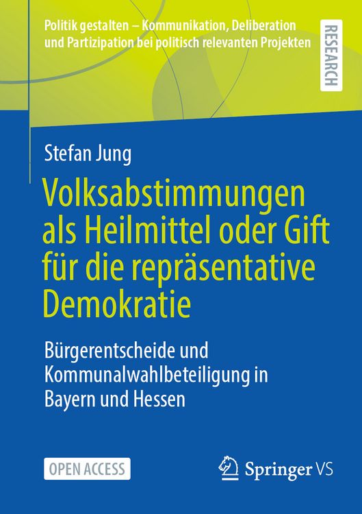 Produktbild: Volksabstimmungen als Heilmittel oder Gift f&uuml;r die repr&auml;sentative Demokratie