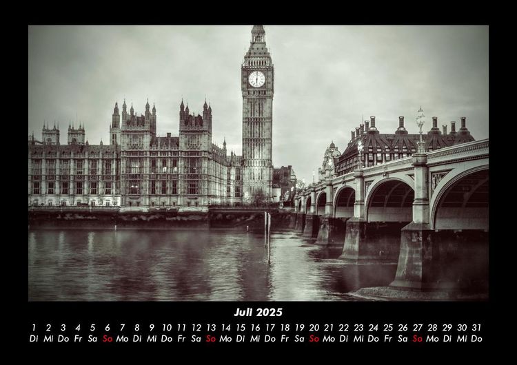 Produktbild: London 2025 Fotokalender DIN A3