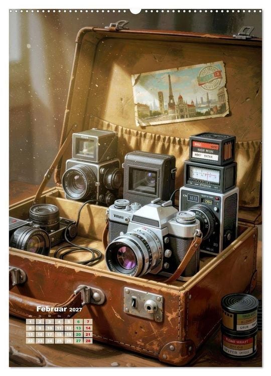 Produktbild: Kamera Nostalgie (hochwertiger Premium Wandkalender 2027 DIN A2 hoch), Kunstdruck in Hochglanz
