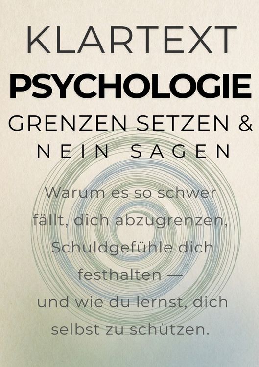 Produktbild: KLARTEXT Psychologie / Grenzen setzen &amp; Nein sagen