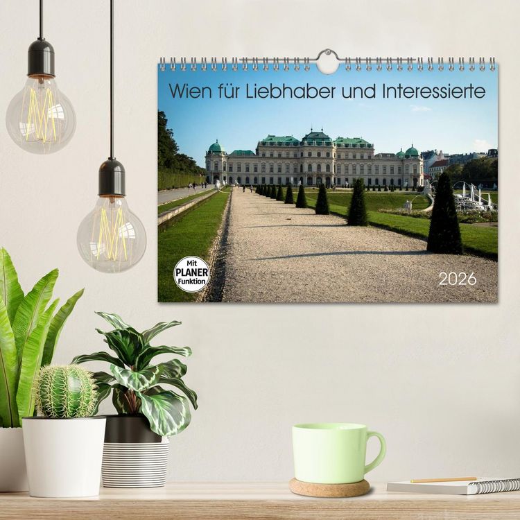 Produktbild: Wien f&uuml;r Liebhaber und Interessierte (Wandkalender 2026 DIN A4 quer), CALVENDO Monatskalender
