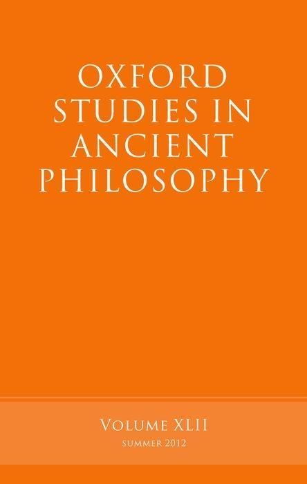 Produktbild: Oxford Studies in Ancient Philosophy