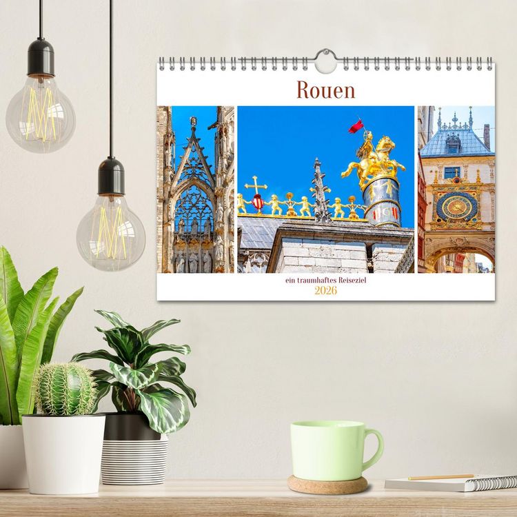 Produktbild: Rouen - ein traumhaftes Reiseziel (Wandkalender 2026 DIN A4 quer), CALVENDO Monatskalender