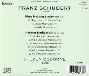 Produktbild: Schubert: Klaviersonate D959 & Moments musicaux
