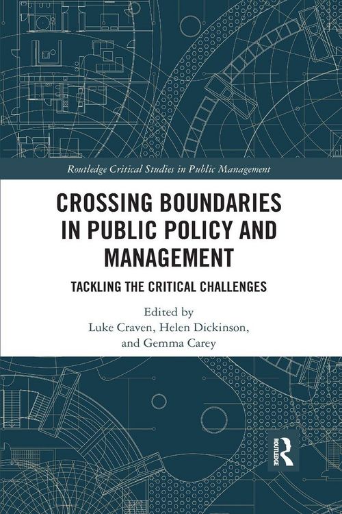 Produktbild: Crossing Boundaries in Public Policy and Management