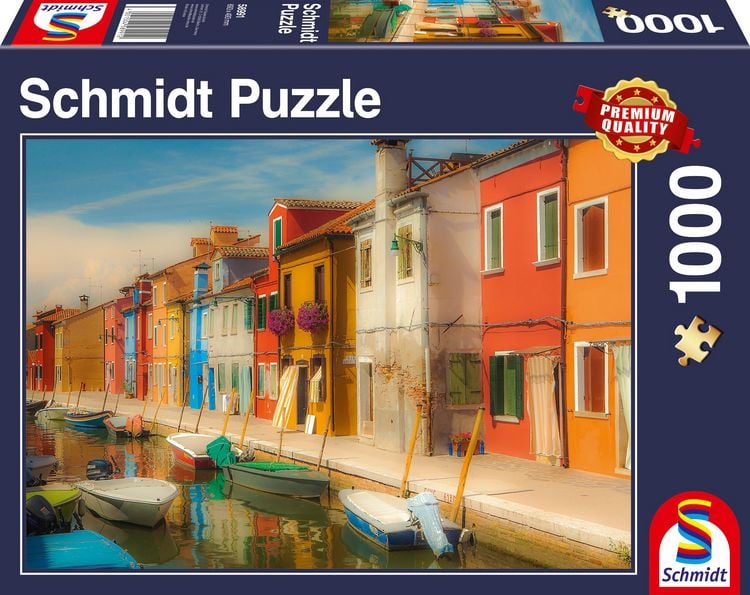 Produktbild: Bunte Häuser der Insel Burano, 1.000 Teile