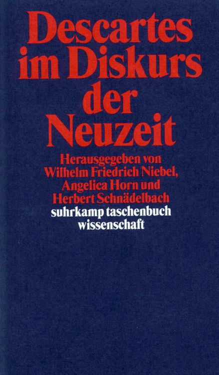 Produktbild: Descartes im Diskurs der Neuzeit