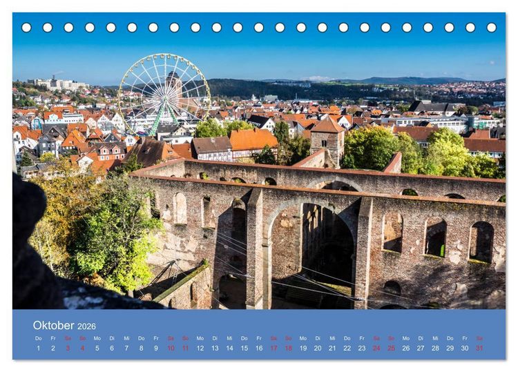 Produktbild: im stift zu bad hersfeld (Tischkalender 2026 DIN A5 quer), CALVENDO Monatskalender