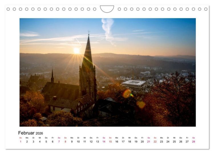 Produktbild: Marburger Ansichten (Wandkalender 2026 DIN A4 quer), CALVENDO Monatskalender