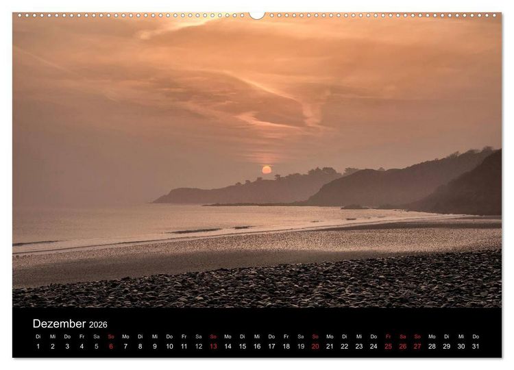 Produktbild: Bretagne entlang der K&uuml;ste (hochwertiger Premium Wandkalender 2026 DIN A2 quer), Kunstdruck in Hochglanz